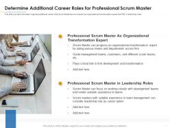 Career paths for psm it powerpoint presentation slides