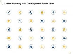 Career planning and development icons slide knowledge ppt powerpoint presentation files