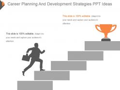 Career planning and development strategies ppt ideas