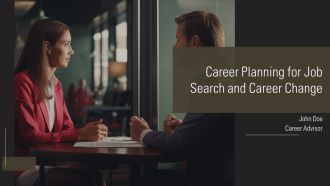 Career Planning For Job Search And Career Change PPT Mockup AT
