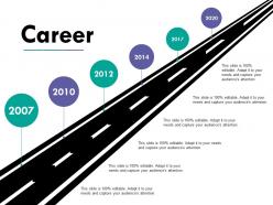 Career ppt infographics ppt diagrams