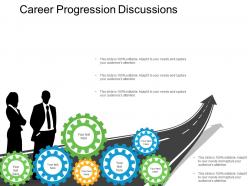 Career progression discussions presentation layouts