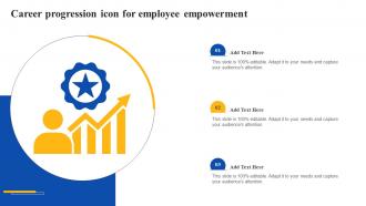 Career Progression Icon For Employee Empowerment