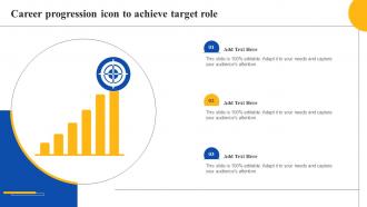 Career Progression Icon To Achieve Target Role
