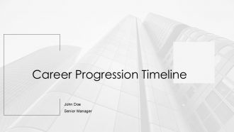 Career Progression Timeline PPT Demonstration AT
