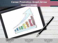 Career promotion graph arrow upward image