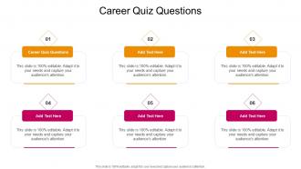 Career Quiz Questions In Powerpoint And Google Slides Cpb
