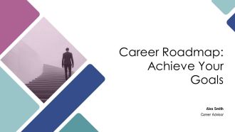 Career Roadmap Achieve Your Goals PPT Template AT