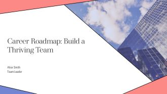 Career Roadmap Build A Thriving Team PPT Designs AT