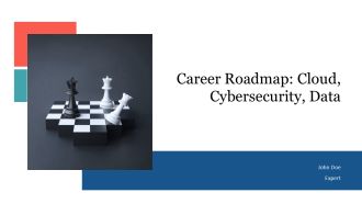 Career Roadmap Cloud Cybersecurity Data PPT Graphics AT