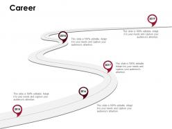 Career roadmap d218 ppt powerpoint presentation infographic template infographics