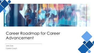 Career Roadmap For Career Advancement PPT Guidelines AT