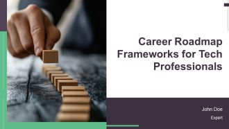 Career Roadmap Frameworks For Tech Professionals PPT Template AT