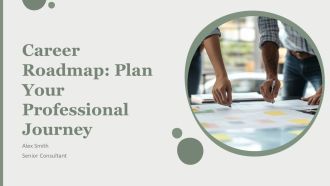 Career Roadmap Plan Your Professional Journey PPT Demonstration AT
