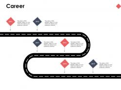 Career Roadmap Six Years Ppt Powerpoint Presentation Ideas Styles