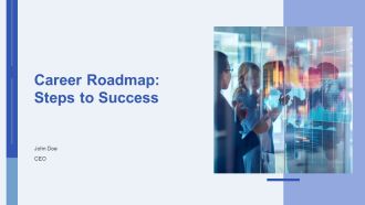 Career Roadmap Steps To Success PPT Summary AT