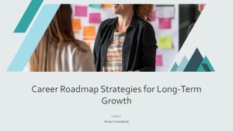 Career Roadmap Strategies For Long Term Growth PPT Mockup AT