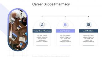 Career Scope Pharmacy In Powerpoint And Google Slides Cpb