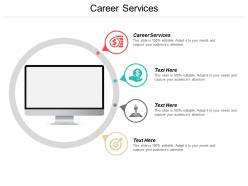 Career services ppt powerpoint presentation layouts slideshow cpb
