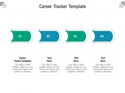 Career tracker template ppt powerpoint presentation inspiration guide cpb