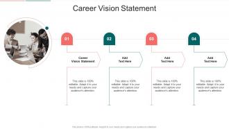 Career Vision Statement In Powerpoint And Google Slides Cpb