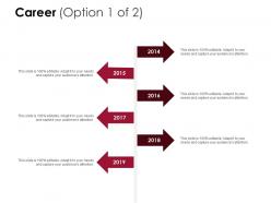 Career years timelines d217 ppt powerpoint presentation infographic template ideas