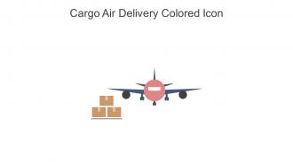 Cargo Air Delivery Colored Icon In Powerpoint Pptx Png And Editable Eps Format