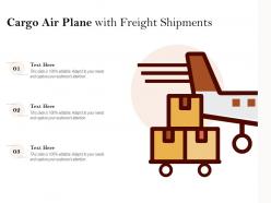 Cargo Air Plane With Freight Shipments