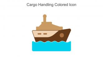 Cargo Handling Colored Icon in powerpoint pptx png and editable eps format