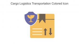 Cargo Logistics Transportation Colored Icon In Powerpoint Pptx Png And Editable Eps Format