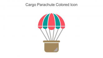 Cargo Parachute Colored Icon In Powerpoint Pptx Png And Editable Eps Format