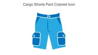 Cargo Shorts Pant Colored Icon In Powerpoint Pptx Png And Editable Eps Format