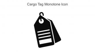 Cargo Tag Monotone Icon In Powerpoint Pptx Png And Editable Eps Format