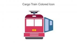 Cargo Train Colored Icon In Powerpoint Pptx Png And Editable Eps Format