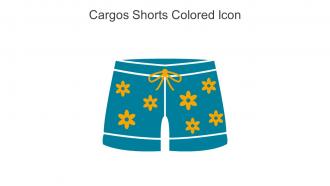 Cargos Shorts Colored Icon In Powerpoint Pptx Png And Editable Eps Format