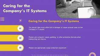 Caring For The Companys IT Systems How To Develop Staff Handbook