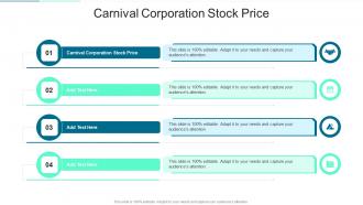 Carnival Corporation Stock Price In Powerpoint And Google Slides Cpb