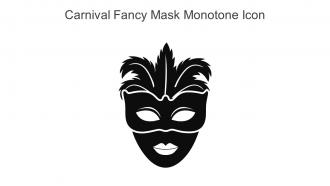 Carnival Fancy Mask Monotone Icon In Powerpoint Pptx Png And Editable Eps Format