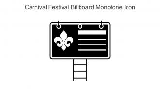 Carnival Festival Billboard Monotone Icon In Powerpoint Pptx Png And Editable Eps Format
