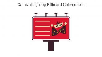 Carnival Lighting Billboard Colored Icon In Powerpoint Pptx Png And Editable Eps Format
