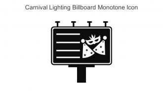 Carnival Lighting Billboard Monotone Icon In Powerpoint Pptx Png And Editable Eps Format