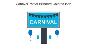 Carnival Poster Billboard Colored Icon In Powerpoint Pptx Png And Editable Eps Format