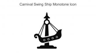 Carnival Swing Ship Monotone Icon In Powerpoint Pptx Png And Editable Eps Format