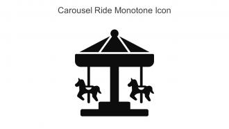 Carousel Ride Monotone Icon In Powerpoint Pptx Png And Editable Eps Format