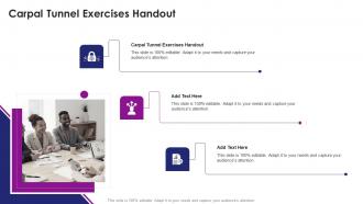 Carpal Tunnel Exercises Handout In Powerpoint And Google Slides Cpb