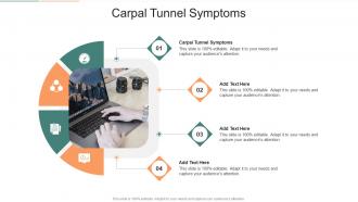 Carpal Tunnel Symptoms In Powerpoint And Google Slides Cpb