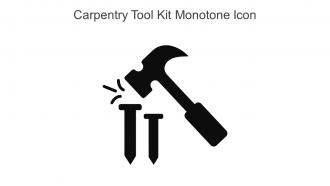 Carpentry Tool Kit Monotone Icon In Powerpoint Pptx Png And Editable Eps Format