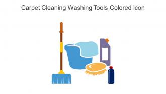 Carpet Cleaning Washing Tools Colored Icon In Powerpoint Pptx Png And Editable Eps Format