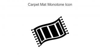 Carpet Mat Monotone Icon In Powerpoint Pptx Png And Editable Eps Format