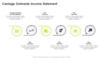 Carriage Outwards Income Statement In Powerpoint And Google Slides Cpb